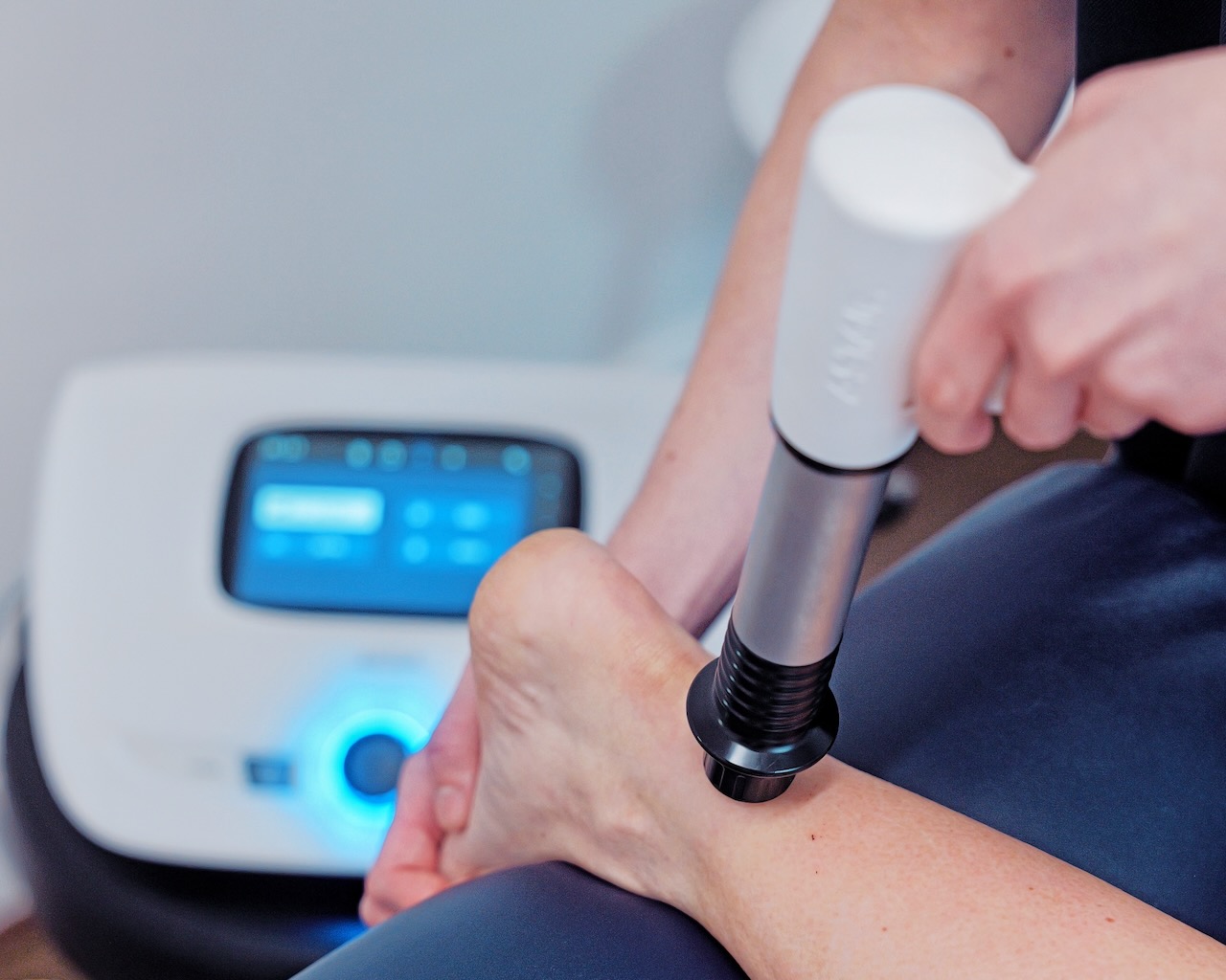 Shockwave therapy for ankle injuries at Recover Physio